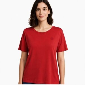 Liz Claiborne Red Womens Top Plus Sz 2X